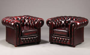 Chesterfield. Par lænestole 2