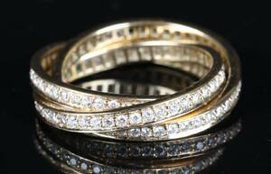 Brillant ring udført i 14 kt guld, 1.35 ct Denne vare er sat til omsalg under nyt varenummer 4898261