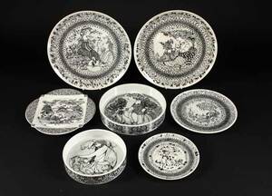 Bjørn Wiinblad, fade og skåle, fajance 7