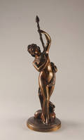 Kvindelig bronzefigur
