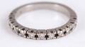Alliancering med diamanter - ca. 0.36 ct. 