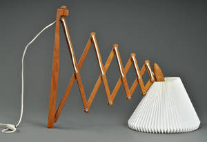 Le Klint sakselampe af eg, model 317