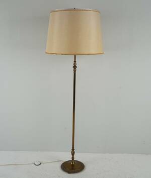 Golvlampa, mässing, 1900-tal