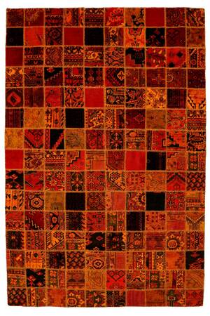 Orientalisk matta, Patchwork, 300x200 cm