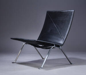 Poul Kjærholm. Lounge lænestol, model PK22 