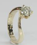Solitairering, ca. 1.00 ct.