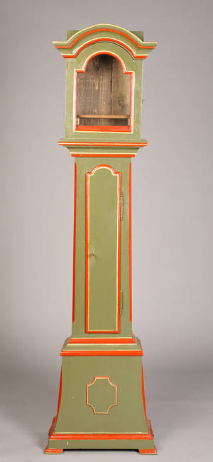 Kabinet til standur, 1800-tallet