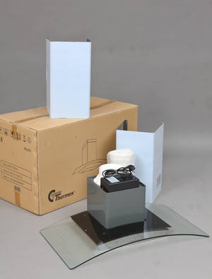 Emhætte Optica 661V90 cm 2