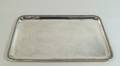 Rechteckiges Tablett, deutsch, 925er Silber