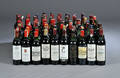 Vinsamling af primært Bordeaux rødvine 104.
