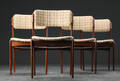Fire spisestole, palisander, 1950erne 4