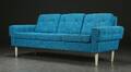 Tre-pers. sofa, uld, 1960erne