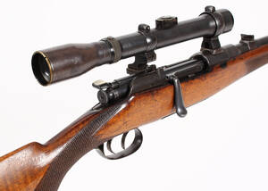 Fuldskæftet Steyr jagtriffel 