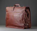 Mads Bruun Collection. Business taske af cognac-farvet skind, model Travelmate 22