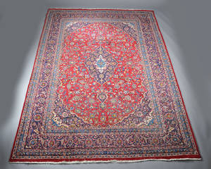 Persisk Keshan tæppe, 395x290 cm.