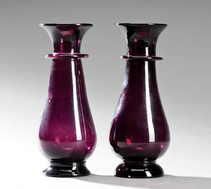 To balusterformede hyacintglas 2