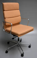 Charles Eames. Kontorstol med armlæn, EA 219 Full Leather 