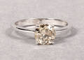 Solitairering Ca. 0.98 ct.
