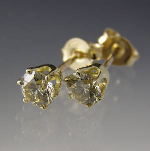 Par brillant ørestikker ca. 0.80 ct.