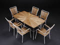Havemøbler. Havebord samt 6 stole 7