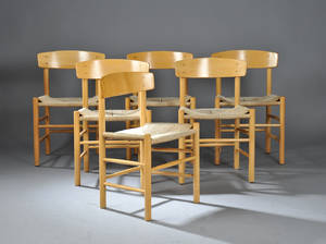 Børge Mogensen.  Stole model J39 6