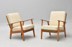 Dansk møbelproducent. Par lænestole i teak 2