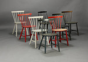 Poul M. Volther og Folke Pålsson. Spisestole 8