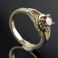 Solitaire ring ca. 0.90 ct.