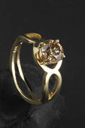 Solitairering - ca. 1.07 ct.