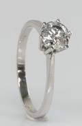 Solitairering, ca. 0.95 ct.