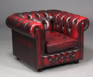 Chesterfield stil. Lænestol 