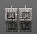 18K Chopard happy diamonds earrings approx. 1.00ct 2