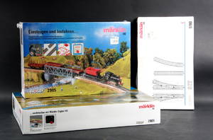 Par Märklin startsæt, model  2905 samt ekstra skinner. Ubrugt i org. æsker 3