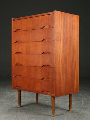 Kommode af teak, 1960erne 