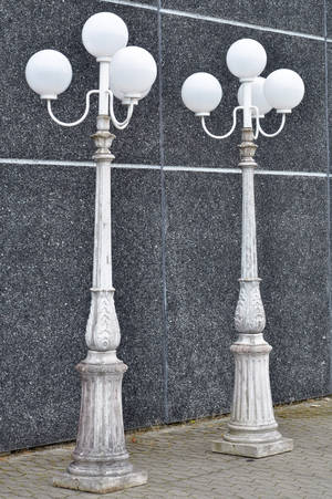 Parklamper af sandsten 2