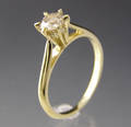 Solitaire ring ca. 0.48 ct.