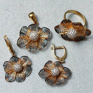 SMYCKESSET, 4 dlr, silver