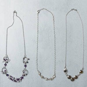 HALSBAND, 3st, silver