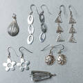 ÖRHÄNGEN, HÄNGEN, silver
