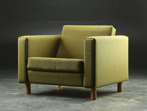 Hans J. Wegner. Lænestol, eg og uld, model GE-300 