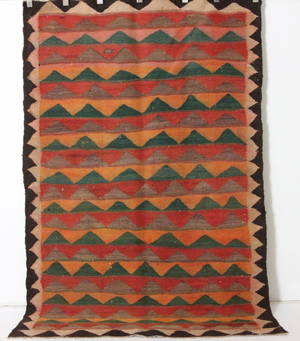 Persisk matta. Kelim-Shiraz 217x143 cm.