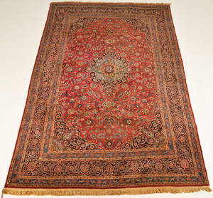 Persisk Keshan tæppe. 310x205 cm.