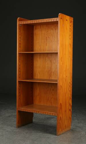 Martin Nyrop. Lille reol tegnet til Københavns Rådhus, Martin Nyrop 1849-1921. 