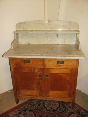 LAVOAR M MARMORSKIVA, H 100, B 86, D 50