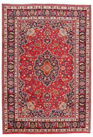 Persisk handknuten matta Mashad, 290x195 cm