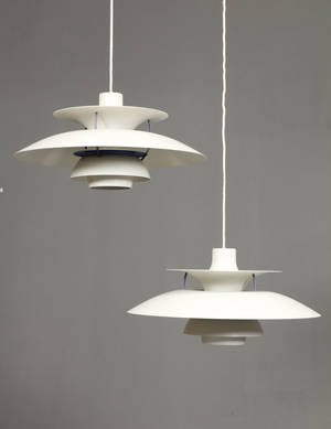 Poul Henningsen 1894-1967. Par PH5 pendler. 2