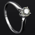 Solitaire ring ca. 0.52 ct.
