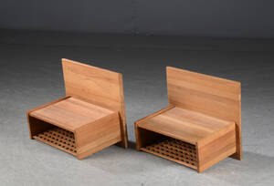 Trip Trap. Et par sengeborde af teaktræ 2 