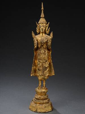 Thailandsk Buddha. 1900-tallet