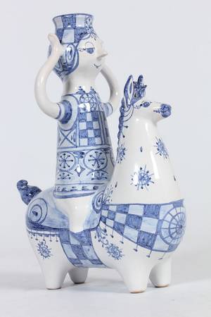 Bjørn Wiinblad 1918-2006. Lysestage L -25